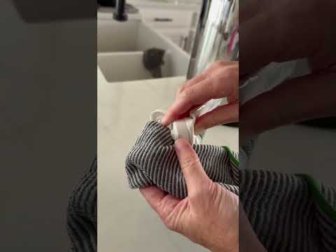 Best cleaning hack for Quartz counter top stains!