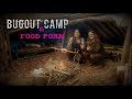 Overnight in the bug out camp - Survival Lilly & Vanessa Blank - 4K