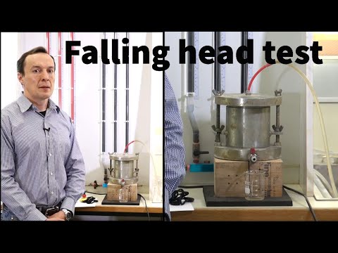 Falling Head Permeability Test | Procedure and Data Analysis #education #experiment