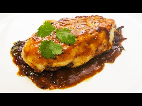 Pechugas de pollo a la cerveza y miel