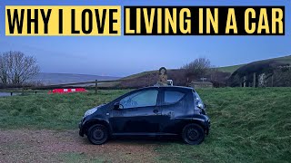 Why I love living in a car