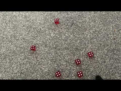 One roll yahtzee with 6 dice!!!