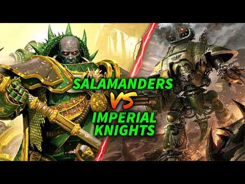 Imperial Knights vs Salamanders #battlereport #warhammer40k