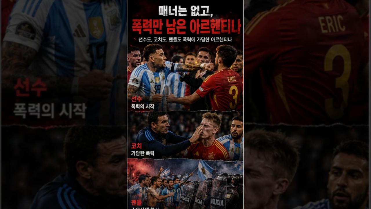 월드컵 결승전 스페인 아르헨티나 난투극 하이라이트! 월드컵 난투극 비하인드 스토리, 경기도 매너도 패배한 아르헨티나 #월드컵난투극 #파레데스 #메시 #스페인아르헨티나 #월드컵시상식