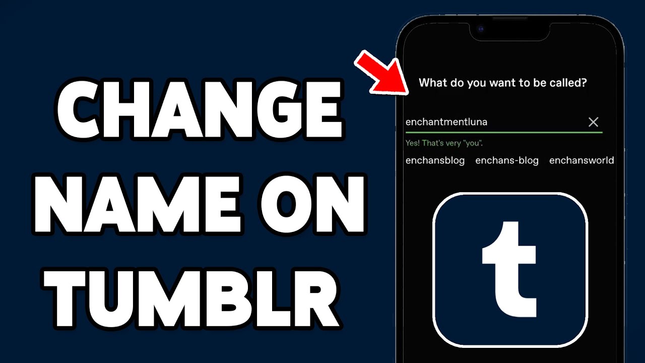How To Change Name On Tumblr 2025 | Update Your Tumblr Profile