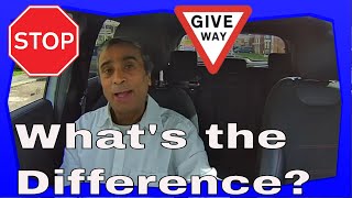 Stop vs Give Way