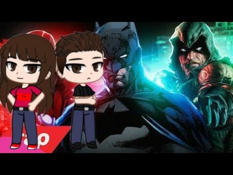 Os Thundermans reagindo ao rap do Batman Homem de ferro e aquerio verde @7minutoz #gachaclub