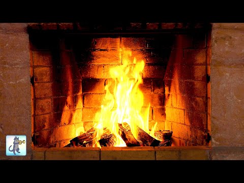 🔥 12 HOURS of Relaxing Fireplace! Burning Logs and Crackling Fire Sounds for Stress Relief (4K UHD)
