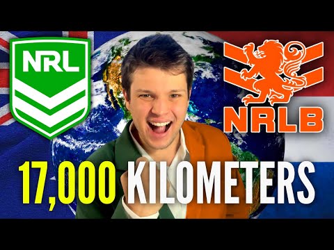 I Went to THE NETHERLANDS For a RUGBY LEAGUE Match!