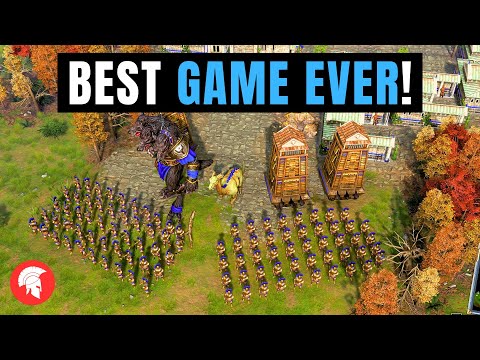 BEST GAME EVER! - Age of Mythology Retold - Greeks Gameplay - 3vs3 Multiplayer - No Commentary
