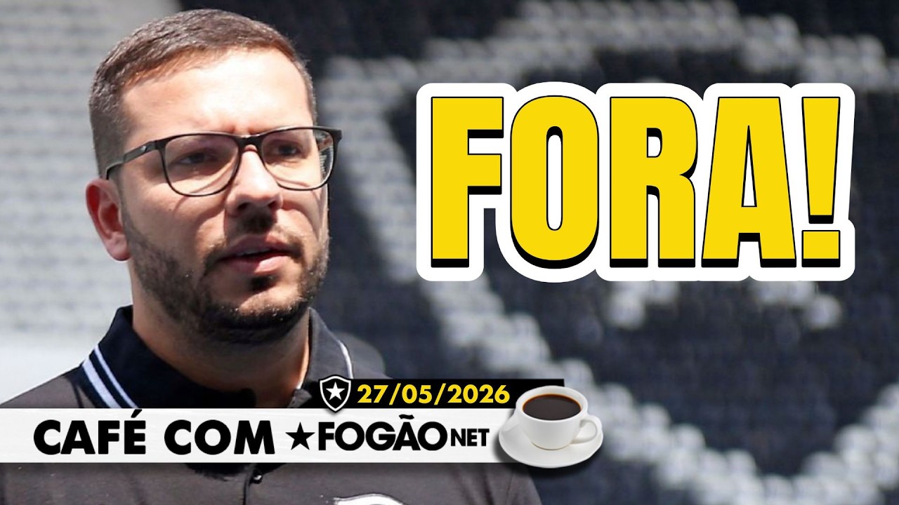 LIVE CAFÉ COM FOGÃONET | Alessandro Brito deixa o Botafogo; Franclim pode fazer testes