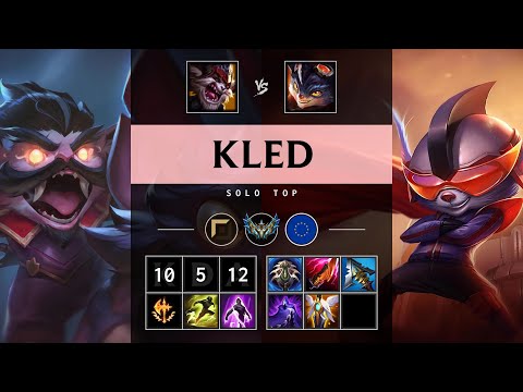Kled Top vs Rumble - EUW Challenger Patch 25.07