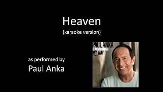 [karaoke] Paul Anka - Heaven