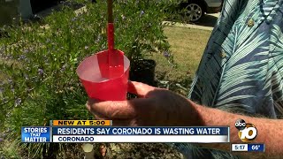 Residents say Coronado is wasting water