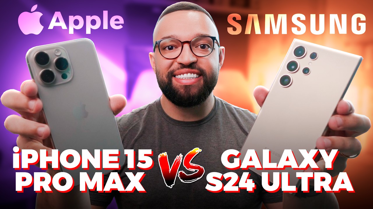 GALAXY S24 ULTRA vs IPHONE 15 PRO MAX | COMPARATIVO