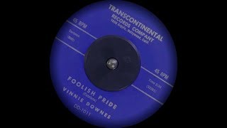 Vinnie Downes - Foolish Pride (1960)