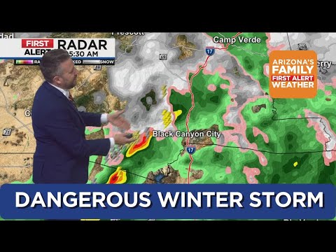 Strong winter storms impacts travel in Arizona