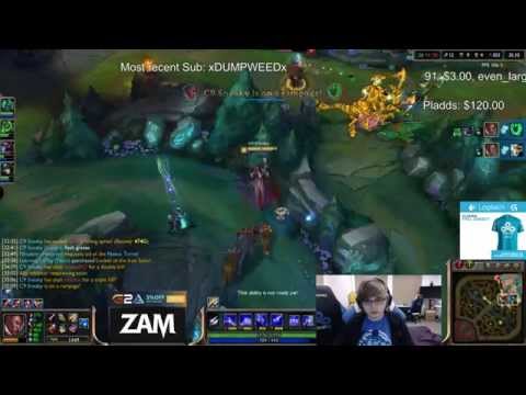 Sneaky Pentakill with Lucian - League of Legends