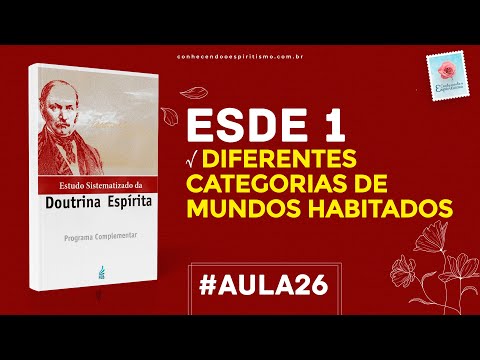 Aula 26 - ESDE 1 - Diferentes categorias de mundos habitados