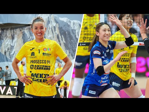 ALL "MEGA RALLY" of the match Conegliano - Novara in Courmayeur Cup | Lega Volley Femminile 2024/25