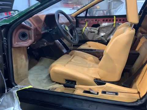 1986 Ferrari Testarossa, leather interior restoration and repair. Houston Tx