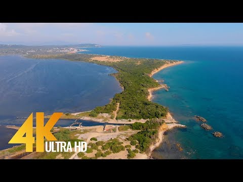 4K Drone Footage - Bird's Eye View of CORFU Island - Ambient Drone Film