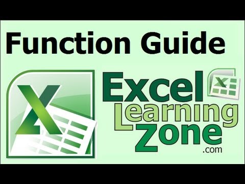 Microsoft Excel 2010 Beginner's Guide to Functions