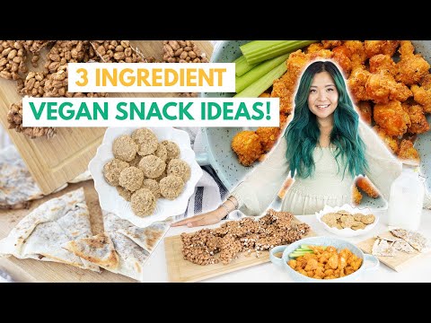 3 INGREDIENT VEGAN SNACK IDEAS + How to Make Dairy-Free Milk!