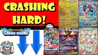 Chaos Rising Prices are Crashing HARD! Brand New Pokémon TCG Set! (Pokemon TCG News)