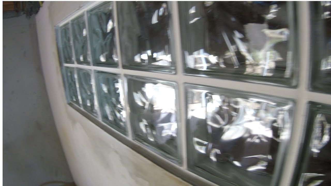 COLOCANDO TIJOLO DE VIDRO COM ARGAMASSA AC3