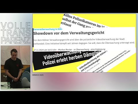 MRMCD2025 Intransparente Videoüberwachung