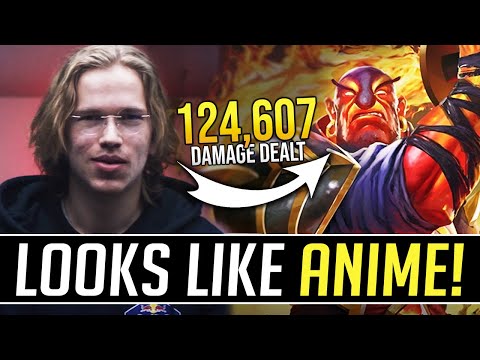 Topson made this game Looks Like ANIME - 124,607 DAMAGE DEALT! DOTA 2