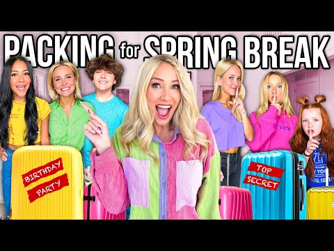 PACKiNG for SPRiNG BREAK!! *Just WAiT for the SURPRiSE!!*