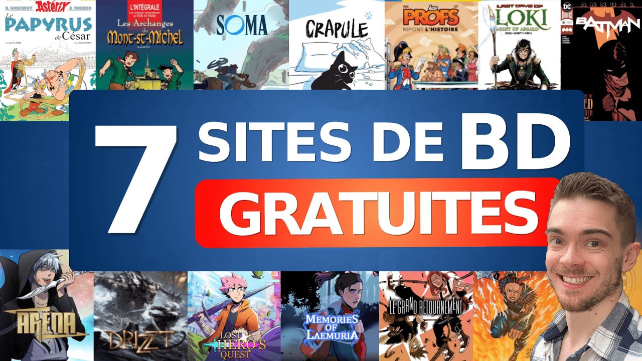 7 Sites de BD Gratuites en ligne et à télécharger • Bandes Dessinées Gratuites 100% légales