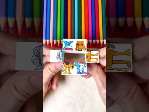 Diy Cute emojis 🦈💙🟧#art #diy #papercraft #cute #thingstodo #tungtungtungsahur