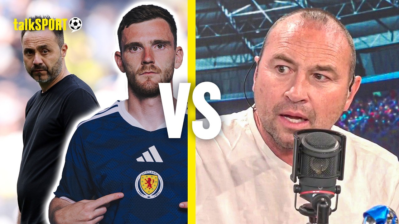 "TERRIBLE ANSWER!" Jason Cundy SLAMS De Zerbi's "Scottish" comment on Andy Robertson!