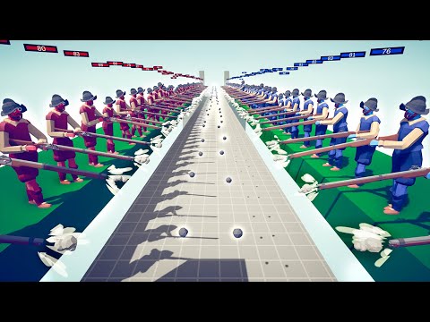 60v60 RANGED WARS | Totally Accurate Battle Simulator TABS