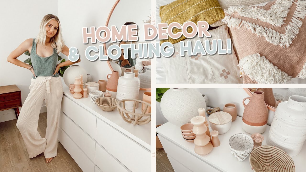 Summer home decor and clothing haul!