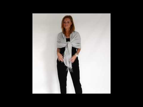 THE WEDDING SHAWL - How to Wear a Pashmina