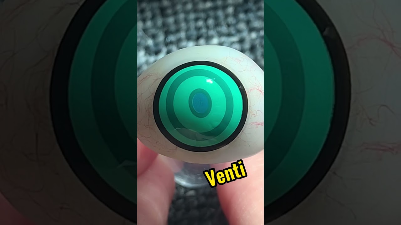 Genshin Colored Contact Lens With Mesh In Middle Comparison | How Do They Affect Your Vision