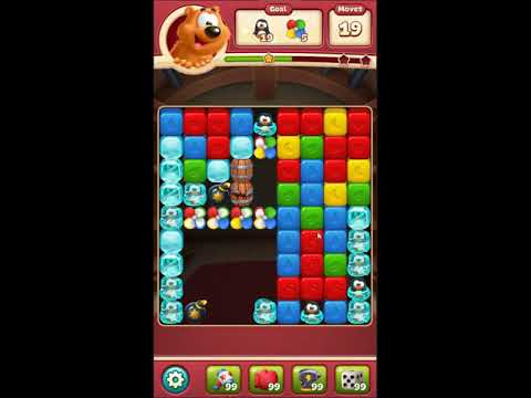 Toon Blast Level 4008 - NO BOOSTERS 🐻🐺🐱 | SKILLGAMING ✔️