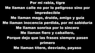 me llaman nach letra