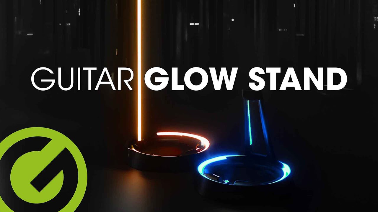 Gravity GRA-GGSLSA01B A-Frame Guitar Glow Stand