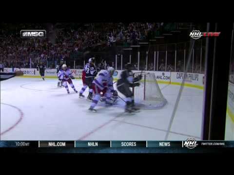 Trevor Lewis goal 4-1 NY Rangers vs LA Kings 9/27/13 NHL Hockey
