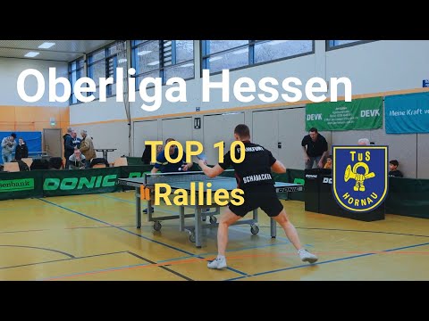 Unsere TOP 10 Tischtennis Rallies in der Oberliga Hessen | Saison 22/23