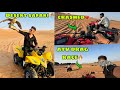 RIDING ATV IN DUBAI🇦🇪😍|| RACE 🔥|| DESERT SAFARI || CRASHED💔