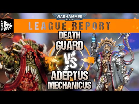 Death Guard vs Adeptus Mechanicus 2000pts | Warhammer 40,000 League Report