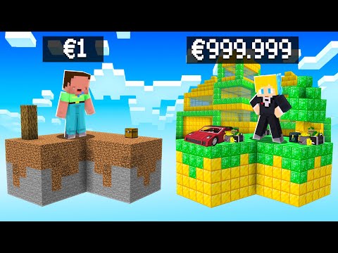 Billy 1€ vs Ukri 999.999€ SKYBLOCK Bau Challenge in Minecraft!