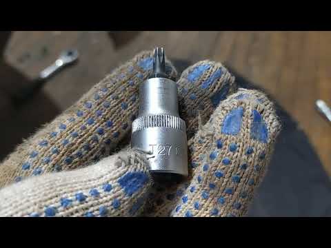 Проверка натяжителя цепи 1,8 tsi.