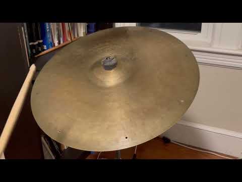 K. Zildjian Istanbul 20" Old Stamp IIIb Ride 1892g (4 original tin rivets)